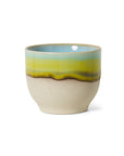 70s ceramics: café cup, glint