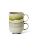 70s ceramics: tea cups, neo (set of 2)