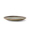 70s ceramics: dessert plates, contrast (set of 2)