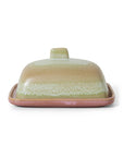 70s ceramics: butter dish, skyline