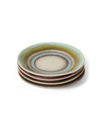 70s ceramics: saucers, doodle (set of 4)