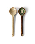 70s ceramics: serving spoons, hills (set of 2)