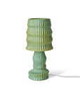 Ceramic table lamp, petal