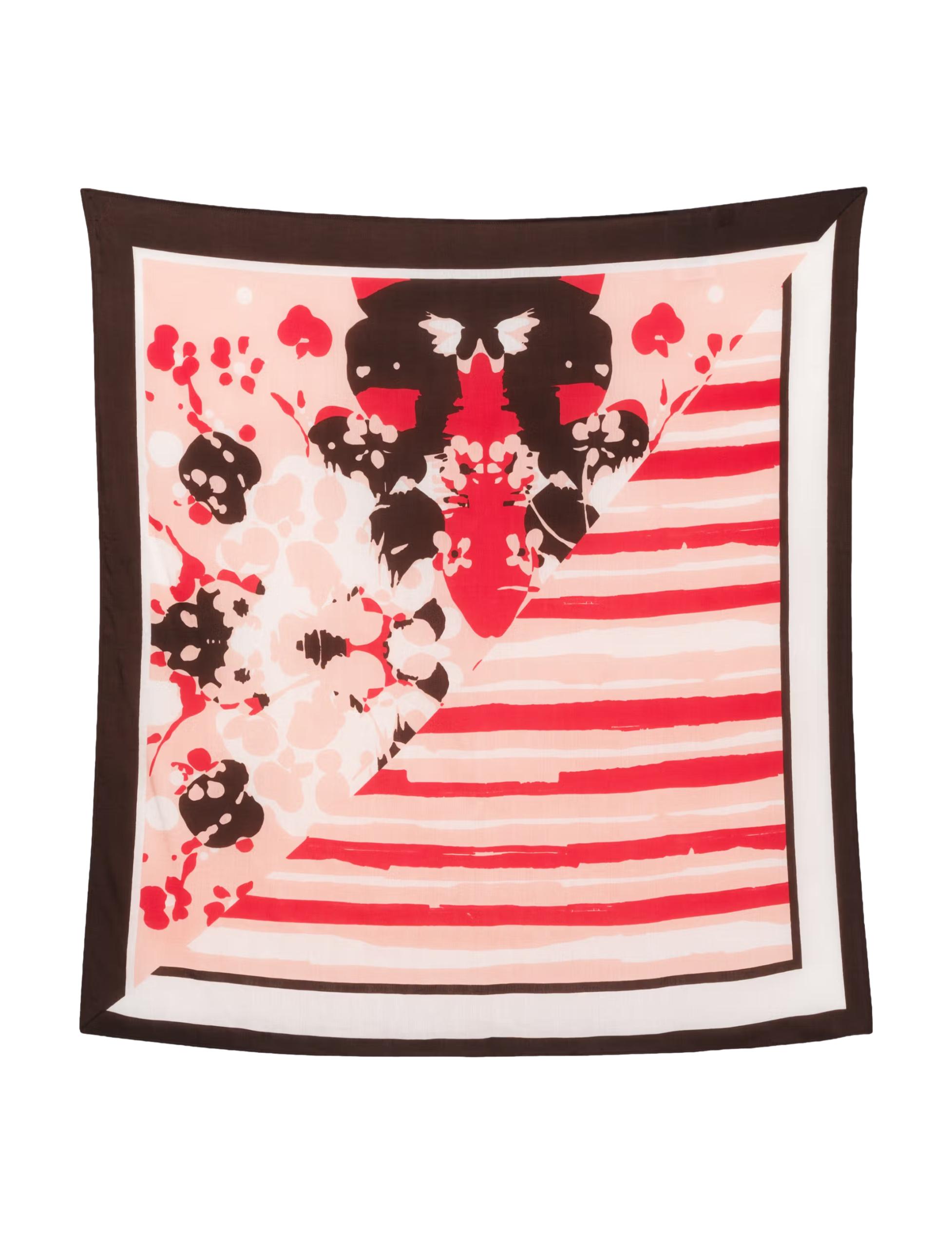 Scarf, felroze