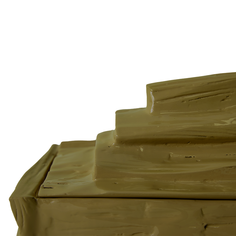 Trinket box, moss Teun Zwets for HKLIVING