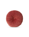 Round ripple cushion burgundy (ø35cm)