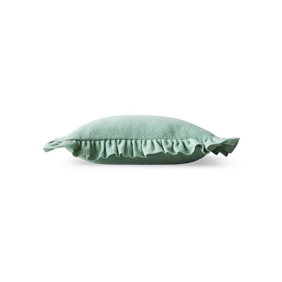 Felt cushion, mint 60x40cm