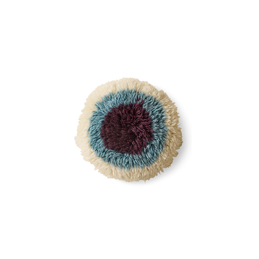 Fluffy cushion, eye catcher 40x40cm
