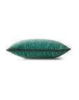 Velvet cushion, deep sea 50x35cm