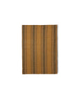 Vida striped tea towel, amber/grey