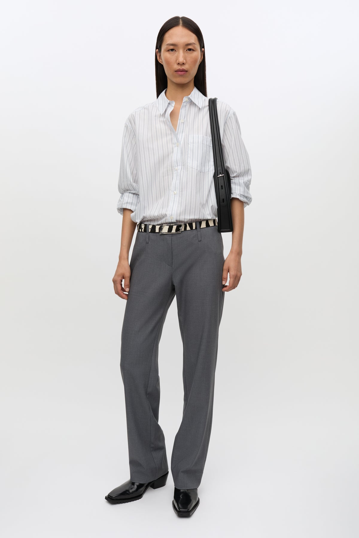 Salova pocket shirt, Dusty Blue St.